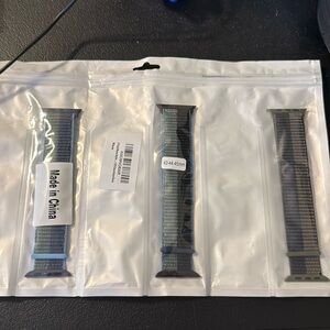 NWT SET OF 3 Apple Watch bands
